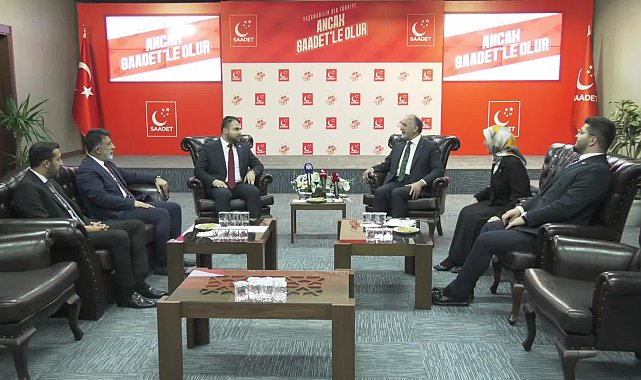 Siyasi partiler arası bayramlaşma... Yeniden Refah Partisi, Saadet Partisi'ni ziyaret etti