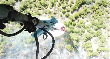Soma’da orman yangını
