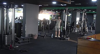 Spor salonu işleten Lütfiye Öztürk: