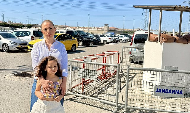 Tayfun Kahraman'a kızıyla birlikte 8'nci bayram ziyaretini gerçekleştiren eşi Meriç Demir Kahraman'dan adalet çağrısı