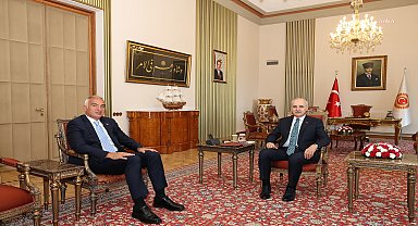 TBMM Başkanı Kurtulmuş, Bakan Ersoy’u kabul etti