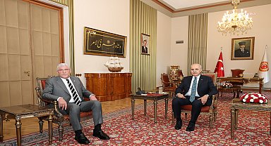 TBMM Başkanı Kurtulmuş ile İYİ Parti Genel Başkanı Dervişoğlu görüşmesi sona erdi