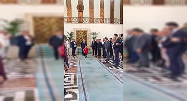 TBMM koridoru, şampiyon jimnastikçinin gösterisiyle renklendi...
