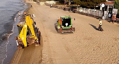 Tekirdağ Büyükşehir Belediyesi, sahillerdeki temizlik çalışmalarına hız verdi 