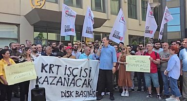 TİP Genel Başkanı Baş, direnişteki KRT emekçilerini ziyaret etti: ''Mücadeleleri mücadelemizdir, hep birlikte başaracağız''