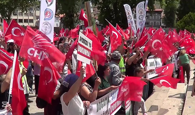 Tokat’ta maden aramasına karşı miting: