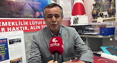 Tüm Emekliler Derneği Burdur Şube Başkanı Mahmut Kalkan: “Emekli torununa harçlık veremeyecek duruma geldi”