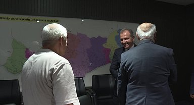 Tüm Emekliler Derneği Genel Başkanı Çalışkan’dan Mersin Büyükşehir Belediye Başkanı Seçer’e ziyaret