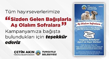 Turgutlu Belediyesi, başlattığı kampanya ile 13 bin 700 kilo kurban eti bağışı topladı 