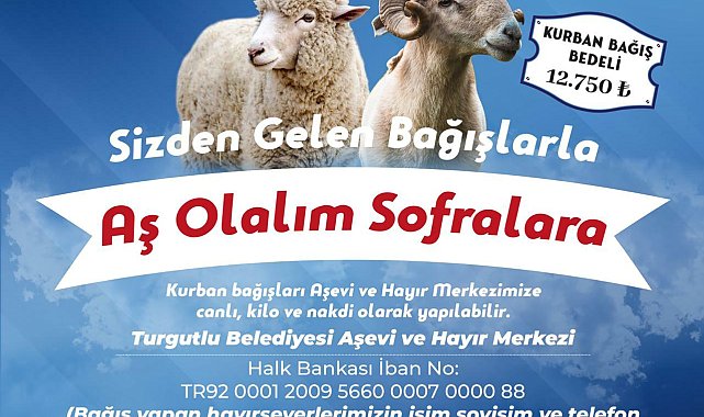 Turgutlu’da kurban bağışı kampanyası sürüyor