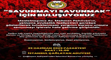 Türkiye Barolar Birliği tutuklanan avukat Mehmet Pehlivan için yürüyecek