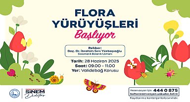 Üsküdar'da flora yürüyüşleri başlıyor