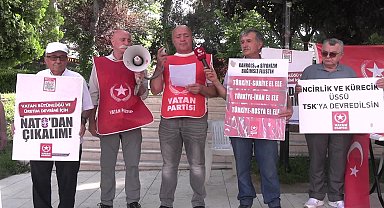 Vatan Partisi Bilecik İl Örgütü'nden İsrail protestosu: 