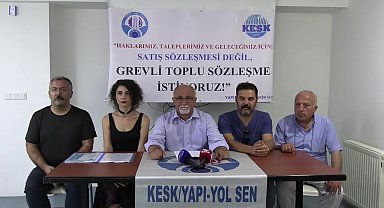 Yapı-Yol Sen İzmir Şube Başkanı Küçükkaya: