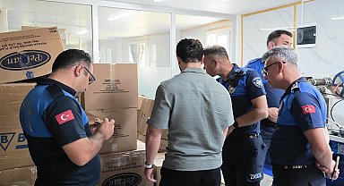 Yenişehir Belediyesi ruhsatsız gıda takviyesi üreten tesisi mühürledi