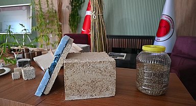 Yozgat Üniversitesi'nin endüstriyel kenevir alanında ürettiği malzemeler tanıtıldı