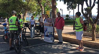 Zonguldak'ın Ereğli ilçesinde DMD hastası Asaf Ali için farkındalık etkinliği