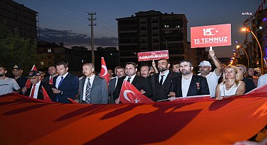 15 Temmuz şehitleri, Kahramankazan’da anıldı