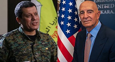 ABD'nin Suriye Temsilcisi Barrack, SDG Komutanı Mazlum Abdi ile görüştü
