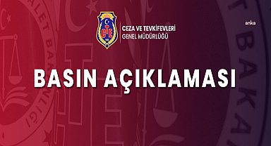 Adalet Bakanlığı Ceza ve Tevkifevleri Genel Müdürlüğünden