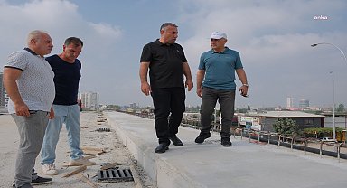 Adana Büyükşehir Belediye Başkan Vekili Geçer, Köprülü Kavşağı'nda incelemelerde bulundu