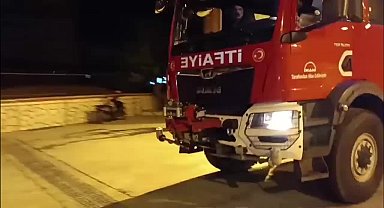 Adıyaman Belediyesi’nden Hatay’daki yangınla mücadele çalışmalarına personel ve araç desteği