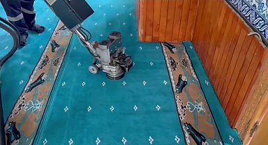 Adıyaman Belediyesi’nden ibadethanelerde temizlik çalışması 