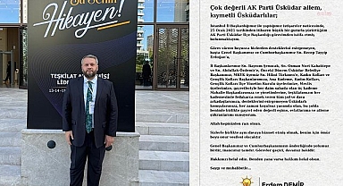 AK Parti Üsküdar İlçe Başkanı Erdem Demir görevinden istifa etti