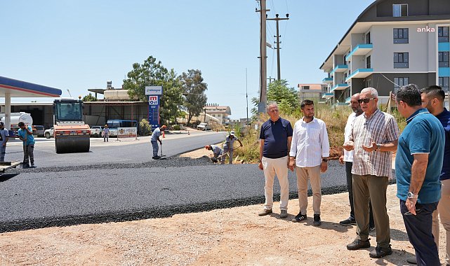 Alanya'nın Payallar Cumhuriyet Caddesi’nde sıcak asfalt çalışmaları tamamlandı