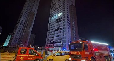 Ankara'da 26 katlı binada yangın