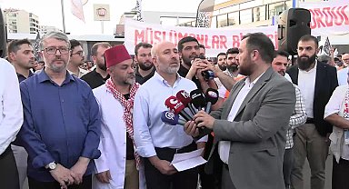 Ankara'da yüzlerce kişi,