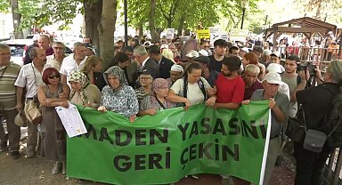 Ankara'da zeytinleri için nöbet tutan köylüler açlık grevi kararı aldı: 