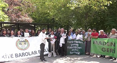 Ankara'da zeytinlikler için direnen köylülere TBB'den destek: