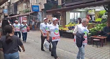 Artvin'de emeklilerden eylem