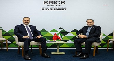 Bakan Fidan, İran Dışişleri Bakanı Abbas Erakçi ile görüştü