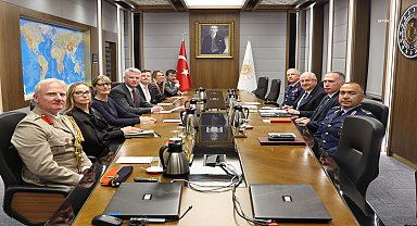 Bakan Güler, BAE Systems Genel Müdürü Woodburn ve İngiltere Büyükelçisi Morris'i kabul etti
