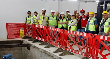 Bakanlık heyeti, Giresun Atık Su Arıtma Tesisi'ni inceledi