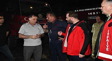 Balıkesir Büyükşehir Belediyesi, yangınla mücadelede seferber oldu