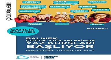 Balıkesir Büyükşehir Belediyesi, yaz tatilinde çocukları eğlenceli atölyelerle buluşturuyor
