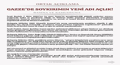 Barolardan Gazze'ye insani yardım ulaştırılması için ortak çağrı