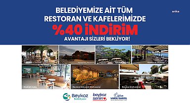 Beykozkart sahiplerine yüzde 40 indirim müjdesi