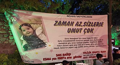 Bornova’da SMA Tip 1 hastası Minik Esma için “Umut Sofrası” kuruluyor