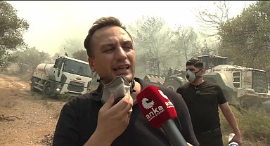 Bornova ve Buca’da orman yangını... Bornova Belediye Başkanı Eşki: “Yangını kontrol altına almaya çalışıyoruz”