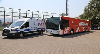 Bursa Büyükşehir Belediyesi, yangın bölgesine