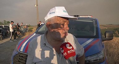 Bursa'da alevler Ağlaşan Mahallesi'ne yaklaştı, köylü tahliye edildi: 