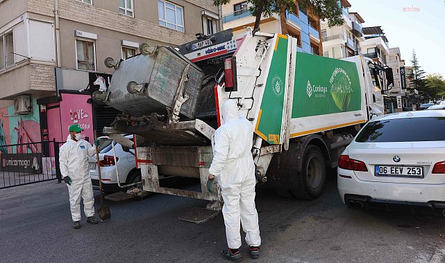 Çankaya'da temizlik seferberliği devam ediyor