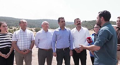 CHP'li Adem, Eskişehir'deki yangın alanında: