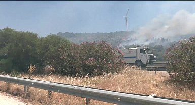 CHP'li Bakan, İzmir'de yangın bölgesinde: