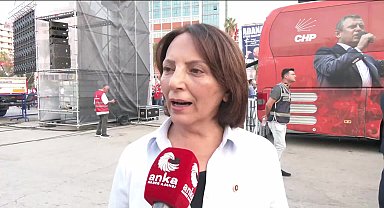 CHP'nin Adana mitingi... Aliye Timisi Ersever, 
