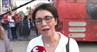 CHP'nin Adana mitingi... Aylin Yaman, 